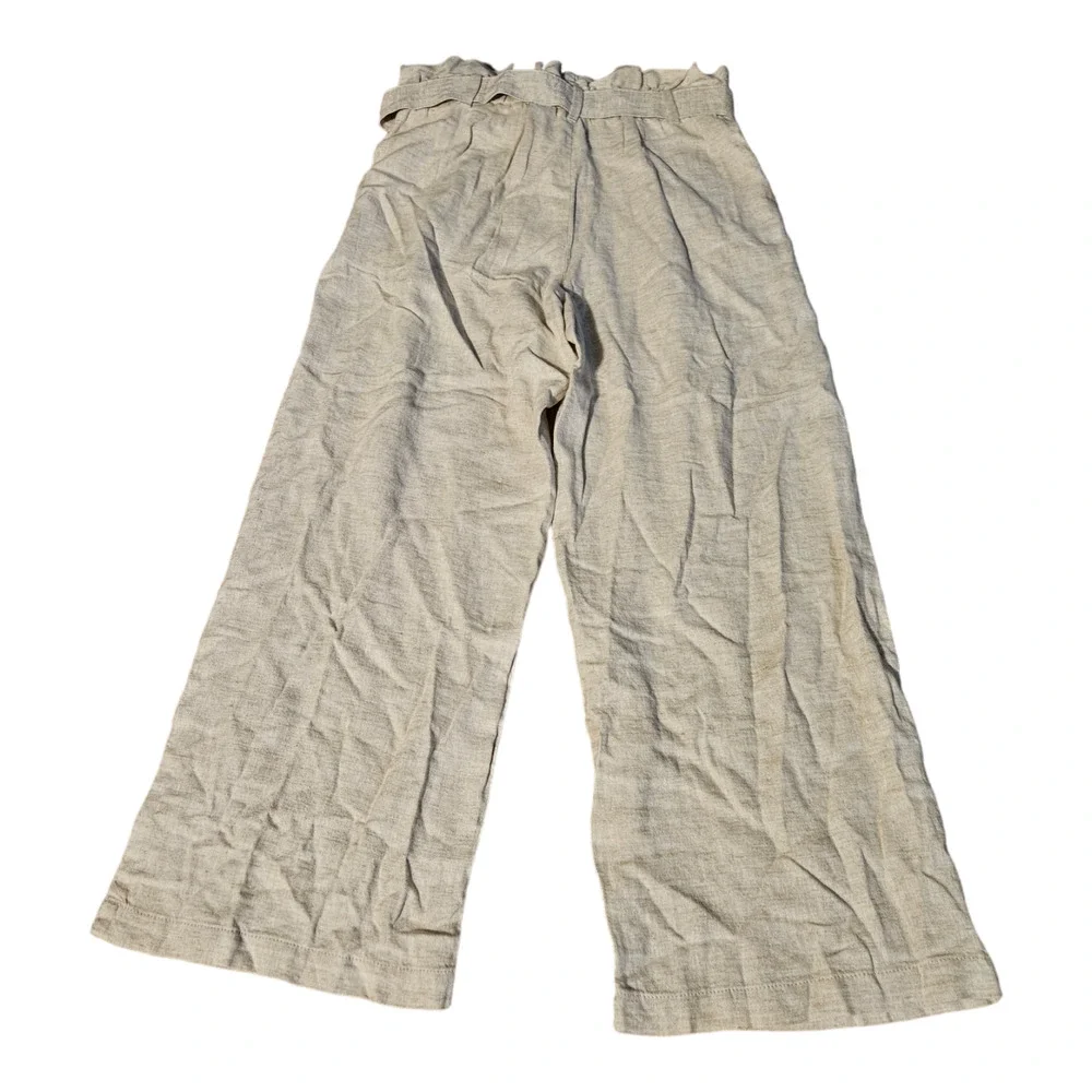 Banana Republic Outlet 4P Beige Wide Leg Belted Pants